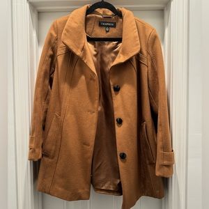 Women’s tan pea coat
